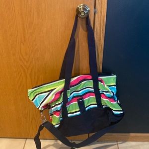 Thirty-One Fold Over Weekender 2 piece set